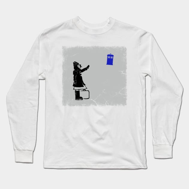 Girl and the Blue Box Long Sleeve T-Shirt by blairjcampbell